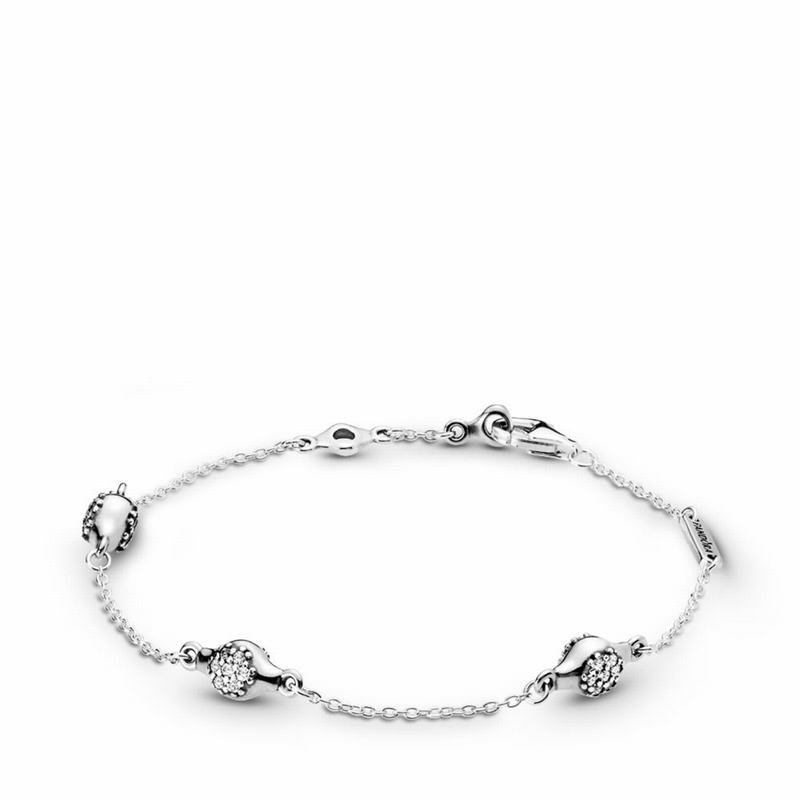 Pandora Modern Lovepods™ Bracelet - Sterling Silver/Cubic Zirconia - Canada | JH8473TF